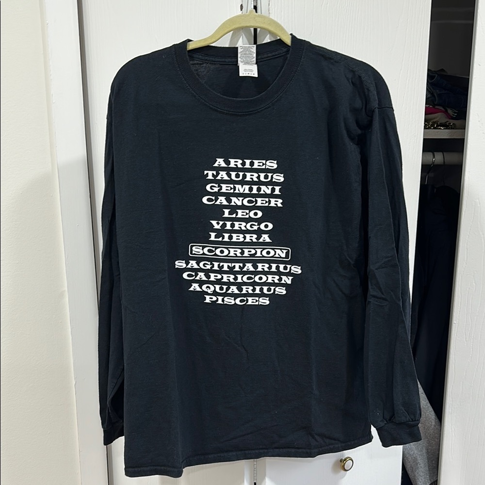 Drake concert Zodiac Sign Long Sleeve Shirt